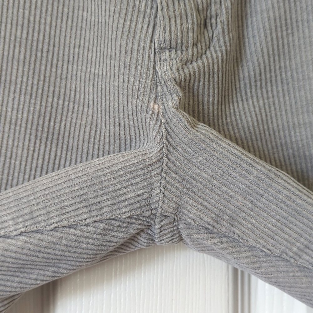 DKNY Jeans Y2K Vintage Classic Corduroy Relaxed Fit Straight Leg Pants Gray 34 - Picture 13 of 14